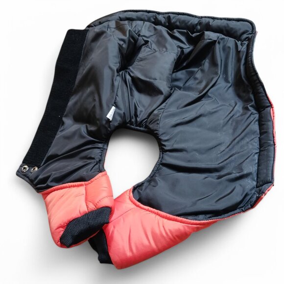 Waterproof Duomm Padded Dog Coat Orange, Warm All-Season Small & Medium Breed - Picture 9 of 16